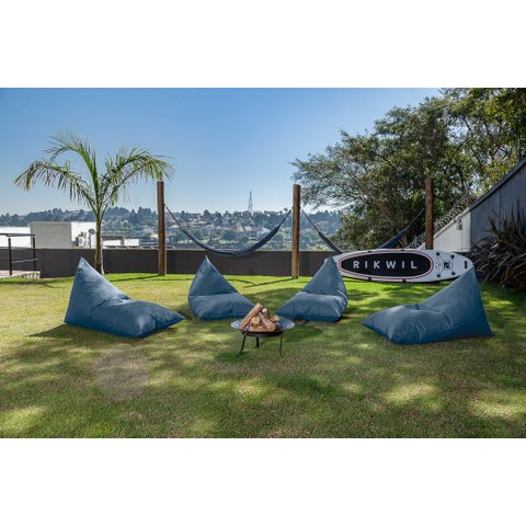 Capa Puff Cônico Cinza