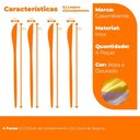 Ver imagem 5 de Facas de Mesa Inox Dourado e Rosa Lady 4 Peças - Casambiente