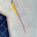 Ver imagem 4 de Facas de Mesa Inox Dourado e Rosa Lady 4 Peças - Casambiente