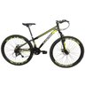 Bicicleta Aro 29 Xnova Attus freio a disco 21 marchas   SUPORTE DE PAREDE - Preto/Vermelho - 1