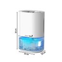Ver imagem 2 de Desumidificador Antimofo Secar Ar Elétrico 2000ml Led Lâmpada Ambiente 7 Cores Branco Importway