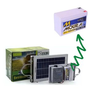 Cerca Eletrica Solar Zs20bi 0,31j C/bateria Moura - Zebu
