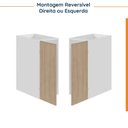 Ver imagem 5 de Balcão Suspenso 1 Porta 30cm sem Tampo Ipanema CabeCasa MadeiraOriginals