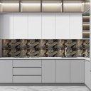 Ver imagem 3 de Kit 5 Revestimentos Adesivos Porcelanato Mármore 60x30cm Autocolante