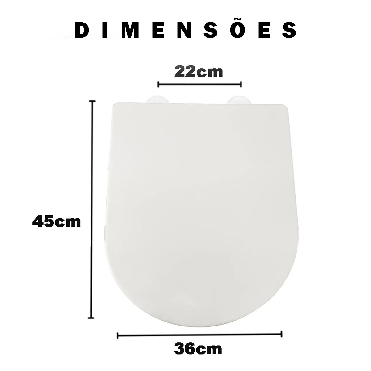 Tampa de Vaso Assento Sanitario Soft Close Fechamento Suave Silencioso Devagar Banheiro Lavabo Delic - 2