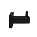 Ver imagem 4 de Porta Toalha Cabide Preto Fosco Banheiro Quadrado Metal