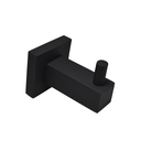 Ver imagem 3 de Porta Toalha Cabide Preto Fosco Banheiro Quadrado Metal