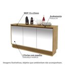 Ver imagem 2 de Buffet Ammo com 3 Portas e Espelhos - Natural