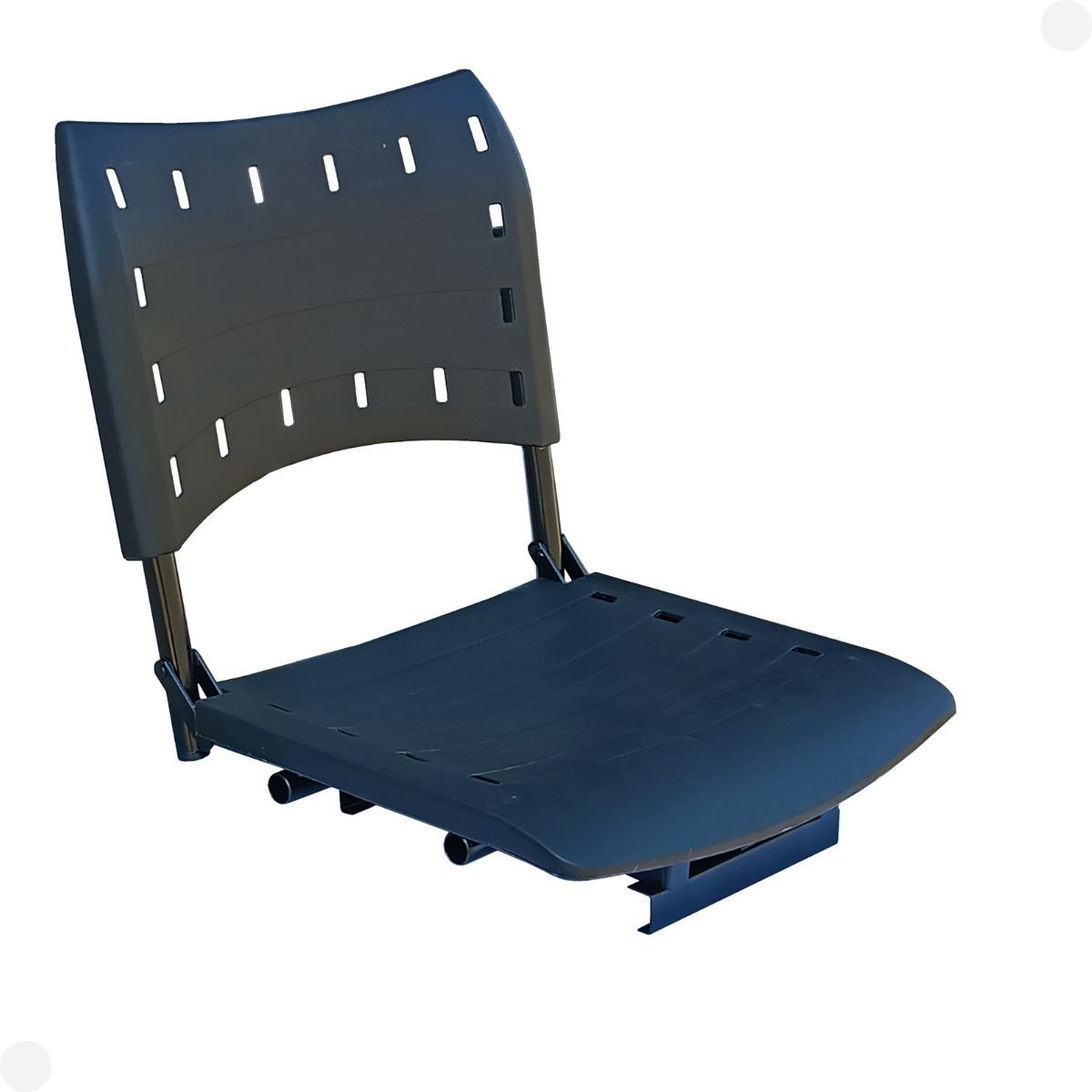 Cadeira para Barco Giratória Prática Dobrável Preta - 3