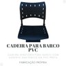 Cadeira para Barco Giratória Prática Dobrável Preta - 7
