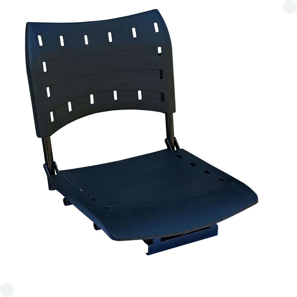 Cadeira para Barco Giratória Prática Dobrável Preta - 1