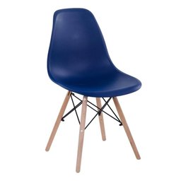 Kit 2 Cadeiras Charles Eames Azul Bic - 7