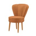 Ver imagem 4 de Jogo de Cadeira para Sala de Jantar Estofada Confortáveis com Pés de Madeira Moblan Decor