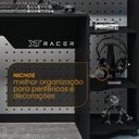Ver imagem 5 de Mesa Gamer XT Racer CONTROL Politorno Com Espaço Para Gabinete Preta