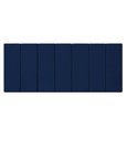 Ver imagem 2 de Cabeceira Modulada Estofada Adesiva 1 Módulo em Tiras 20x60cm Azul