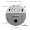 Robo Aspirador Limpeza Inteligente Faxina Passa Pano Sensor Anti Queda Obstaculos Arrumaçao Poeira - 7