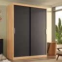 Ver imagem 1 de Guarda Roupa Roma 2 Portas Corre 2gav Teka/onix