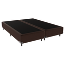 Ver imagem 1 de Cama Box Casal Bipartida Suede Marrom