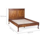Ver imagem 2 de Cama de Casal Hannover Mmj-lz Lz-imbuia Queen - 1,58m Largura