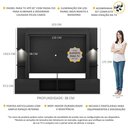 Ver imagem 3 de Estante com Suporte Tv 65" e Leds Berlim Multimóveis V3384