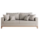 Ver imagem 3 de Sofá Living 3 Lugares (180cm) Cor:linho Bege