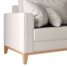 Sofá Living 3 Lugares (180cm) Cor:linho Bege - 4