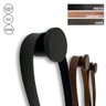Espelho Redondo Adnet 80cm Moldura e Alça Couro Caramelo + Suporte - 6
