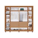 Ver imagem 3 de Guarda-roupas Reflecta 100% Mdf Tuboarte 6 Portas 6 Gavetas C/ Kit de Espelhos e Pés