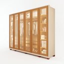 Ver imagem 3 de Guarda-Roupas Spectra 100% MDF 6 Portas 6 Gavetas c/ Kit de Espelhos e Pés