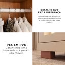 Ver imagem 7 de Guarda-Roupas Spectra 100% MDF 6 Portas 6 Gavetas c/ Kit de Espelhos e Pés