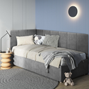 Ver imagem 5 de Kit 7 Módulos de Cabeceira Estofada Cama Box Casal King Modulada 2,10mx40cm