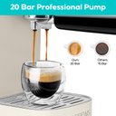 Ver imagem 3 de Casabrews Máquina de Espresso 20 Bar com Vaporizador de Leite (creme)