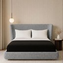 Ver imagem 1 de Cama Japonesa com Cabeceira Corea Seo King Linho Nobre Cinza - Sallar Home