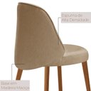 Ver imagem 5 de Conjunto de Mesa de Jantar Bia Tampo Laminado com 6 Cadeiras Ester Marrom/Turim/Cinamomo