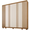 Ver imagem 1 de Guarda Roupa Noruega 6 Portas 6 Gavetas 12 Prateleiras Cinamomo Off