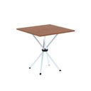 Ver imagem 4 de Conjunto de Mesa Tubular 70x70cm Tampo em MDF com 4 Cadeiras Ane B Branco/Arabesco
