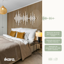 Ver imagem 4 de Kit 4 Painel Ikara de Madeira Ripado e Acústico - 270x32cm