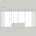 Ver imagem 4 de Cabeceira Cama Casal Ripada 2,70m Ncs 100% Mdf Casa Lar Cor:nogueira Cadiz com Cinza Sagrado