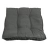 Almofada Futon Cadeiras Bancos Áreas 60x60 Cm Cinza Escuro - 2