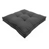 Almofada Futon Cadeiras Bancos Áreas 60x60 Cm Cinza Escuro - 1