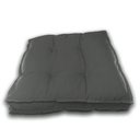 Ver imagem 3 de Almofada Futon Cadeiras Bancos Áreas 60x60 Cm Cinza Escuro