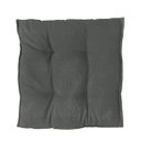 Ver imagem 4 de Almofada Futon Cadeiras Bancos Áreas 60x60 Cm Cinza Escuro