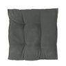 Almofada Futon Cadeiras Bancos Áreas 60x60 Cm Cinza Escuro - 4