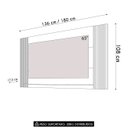 Ver imagem 5 de Painel TV 65 pol Extensível 136cm até 180cm Lucca Off White C01 - Mpozenato