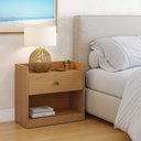 Ver imagem 3 de Gaveteiro Alef - 1 Gaveta e Nicho Inferior - Mdp com Pintura Uv - Colibri - Freijo