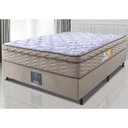 Ver imagem 1 de Cama Box Casal Colchão Ortofirm + Box 138x188x67 One Face Espuma D33 Dourado