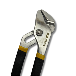 Alicate Bomba D´água 8" Canos Encanador Bico Papagaio Regulável Aço Forjado Cabo Borracha 200mm - 3