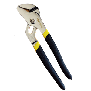 Alicate Bomba D´água 8" Canos Encanador Bico Papagaio Regulável Aço Forjado Cabo Borracha 200mm