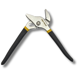 Alicate Bomba D´água 8" Canos Encanador Bico Papagaio Regulável Aço Forjado Cabo Borracha 200mm - 4