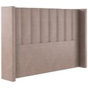 Ver imagem 1 de Cabeceira Casal 138 cm Barcell Veludo Rose Soon